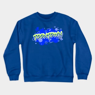 Celebrate the vibrant spirit of 'Toon Town' (YXE) Crewneck Sweatshirt